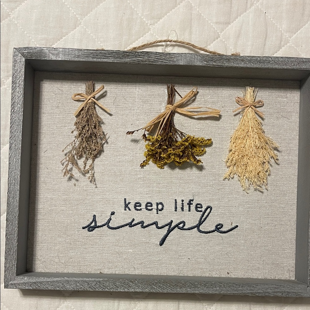Source Unknown Gray and Natural Wall Art